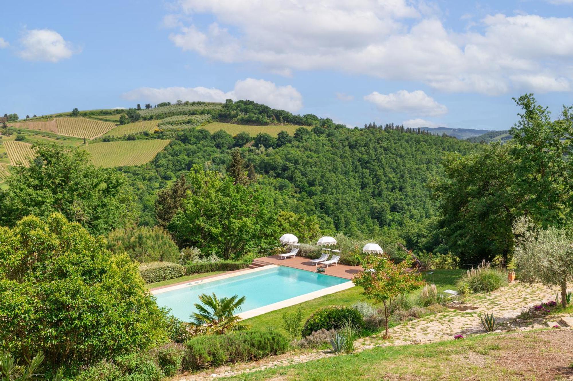 Villa Rignana Chianti Estate, Pool, Tennis,Cook Greve in Chianti Zewnętrze zdjęcie