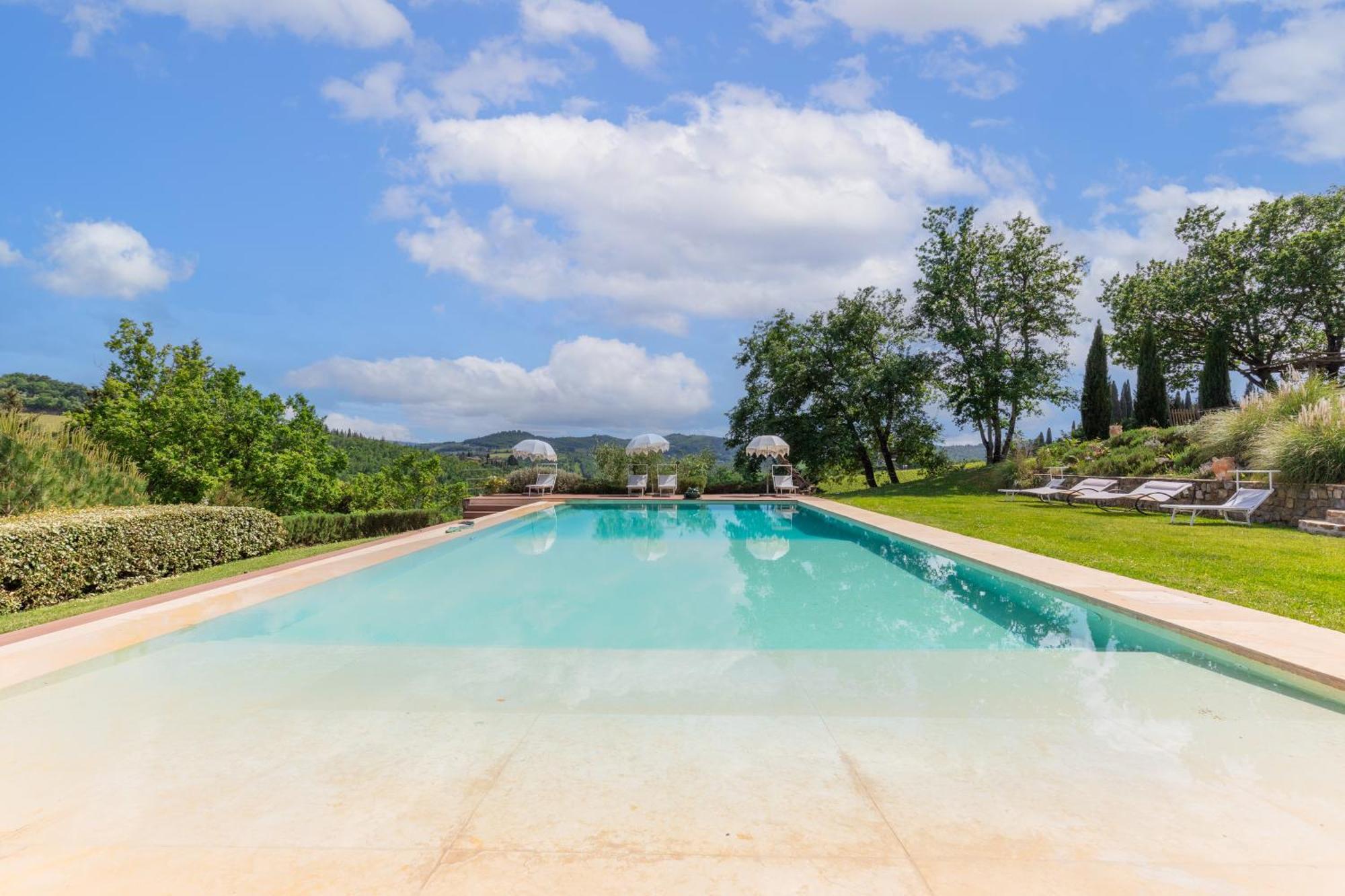 Villa Rignana Chianti Estate, Pool, Tennis,Cook Greve in Chianti Zewnętrze zdjęcie